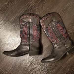 Coconuts embroidery country boots